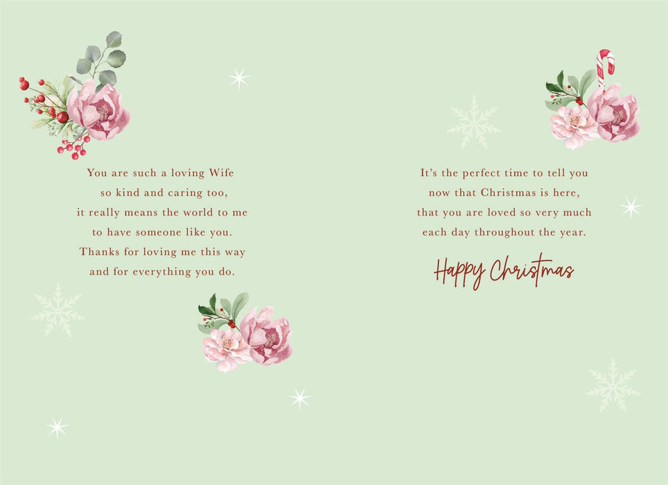 ICG 'To My Wonderful Wife' Christmas Card