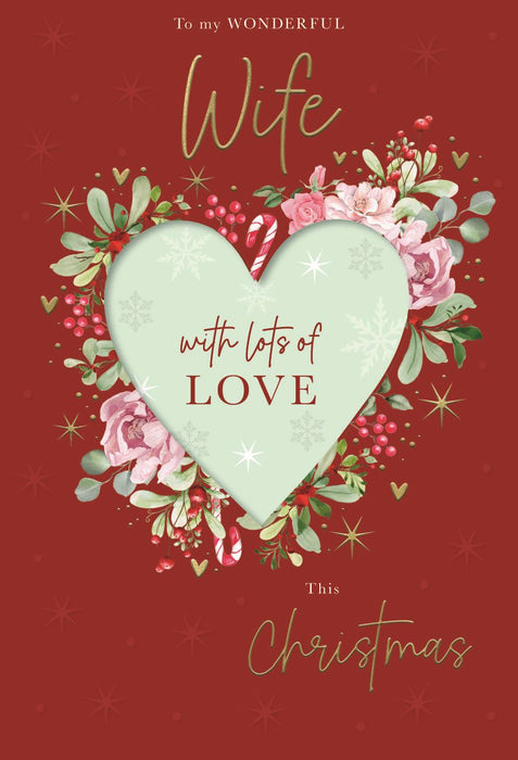 ICG 'To My Wonderful Wife' Christmas Card