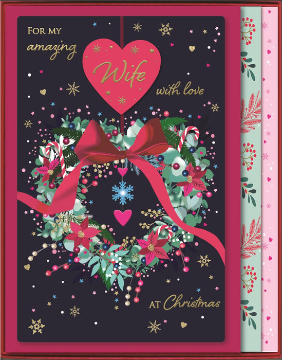 ICG 'For My Amazing Wife With Love' Boxed Christmas Card