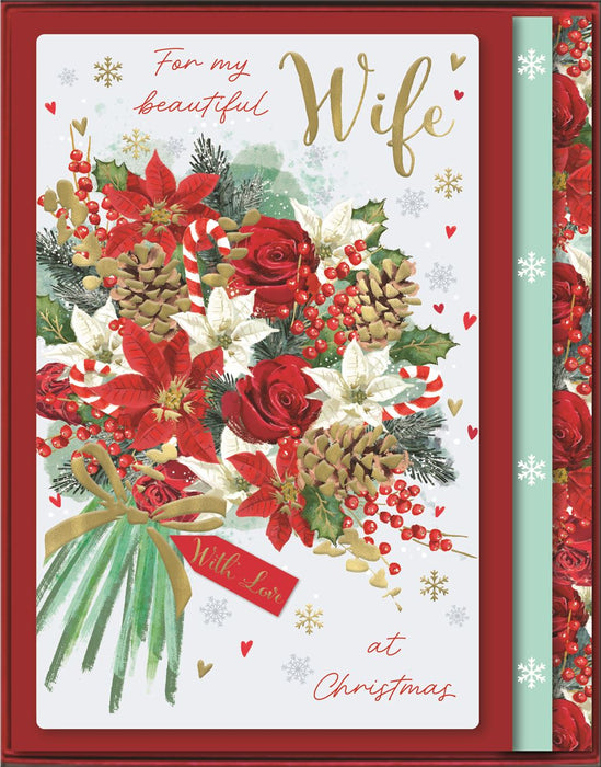 ICG 'For My Beautiful Wife' Boxed Christmas Card