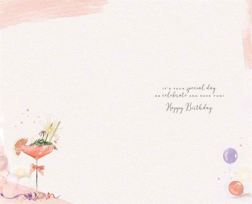 ICG 'Happy Birthday Cocktail' Birthday Card