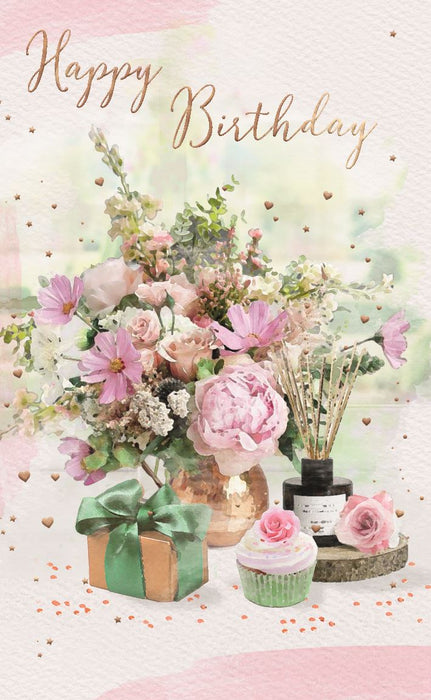 ICG 'Happy Birthday Flowers' Birthday Card
