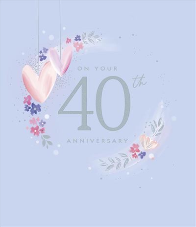 UKG 'On Your 40th Anniversary' Card