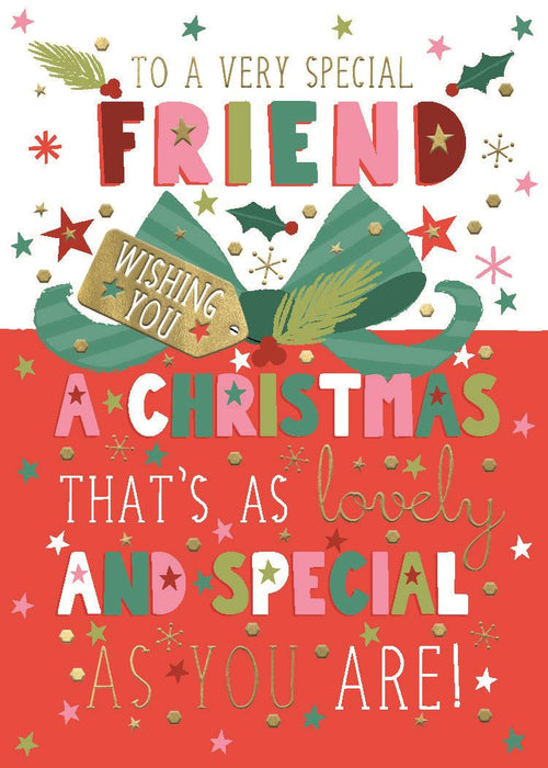 ICG 'To A Very Special Friend' Christmas Card