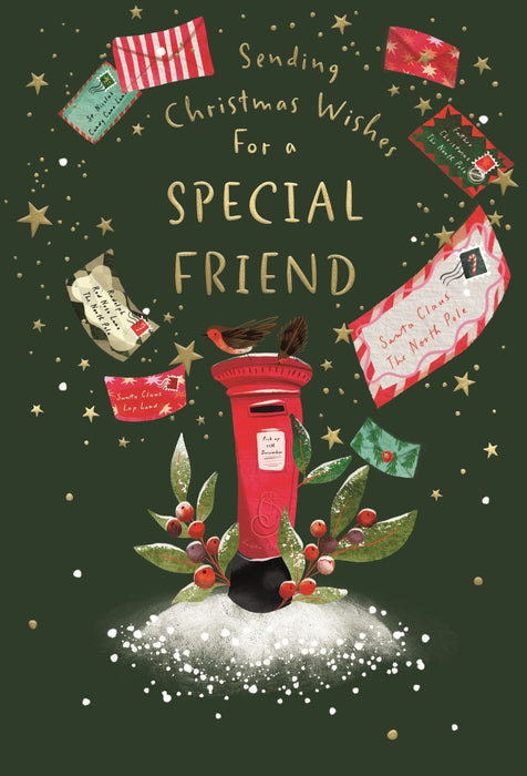 ICG 'Sending Christmas Wishes For A Special Friend' Christmas Card