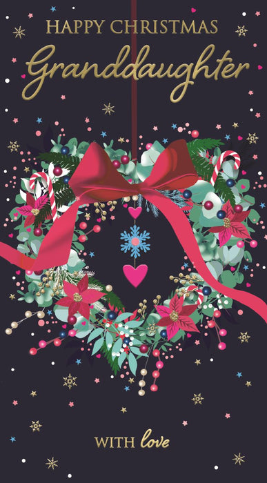 ICG 'Happy Christmas Granddaughter' Christmas Card