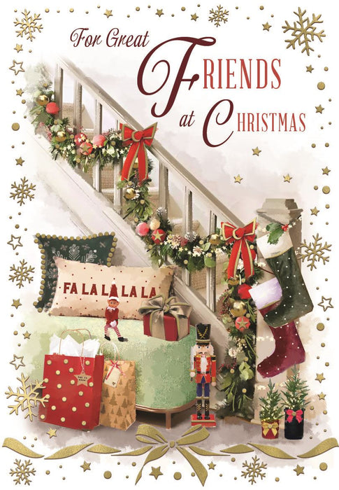 ICG 'For Great Friends At Christmas' Christmas Card