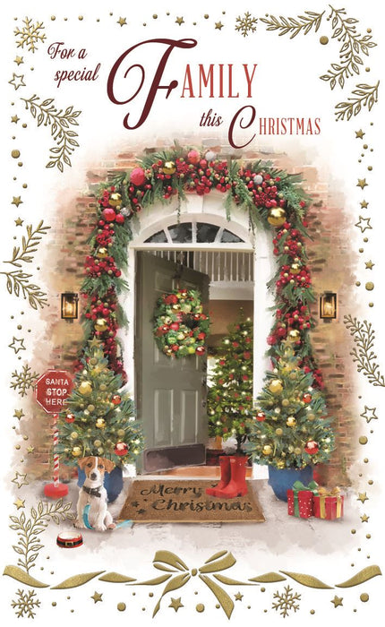 ICG 'For A Special Family At Christmas' Christmas Card