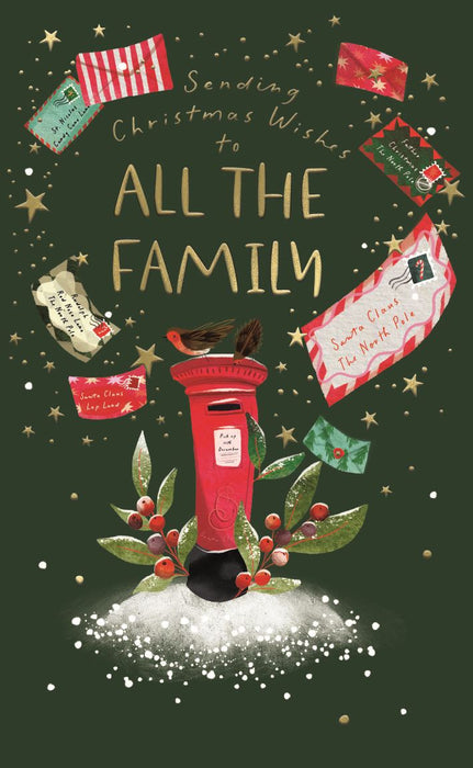 ICG 'Christmas Wishes To All The Family' Christmas Card