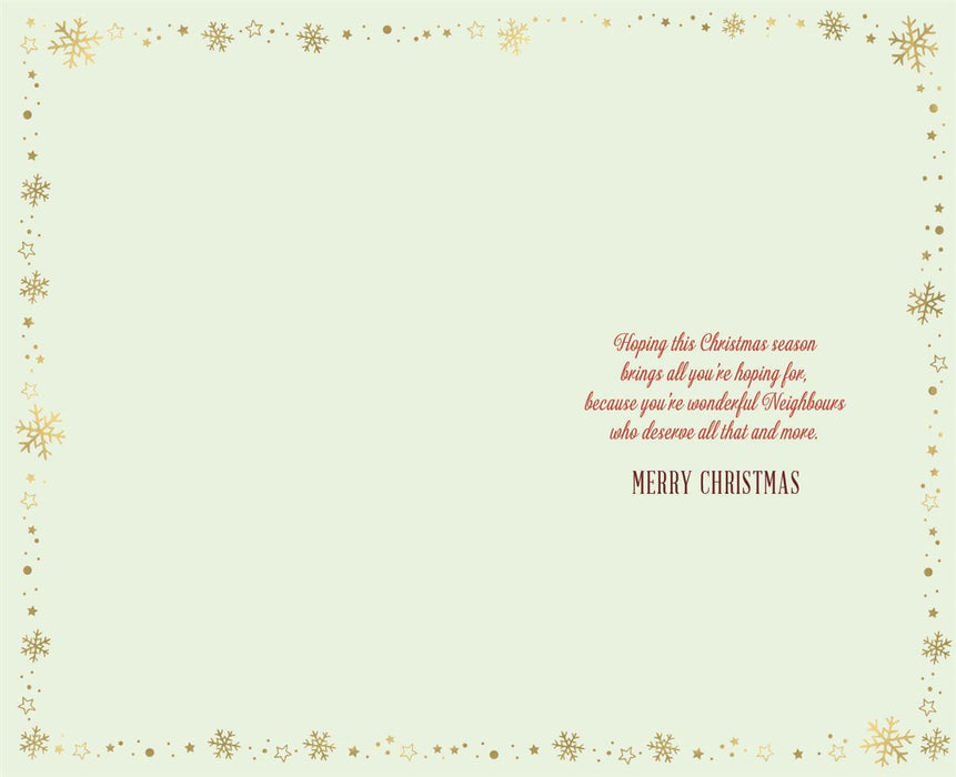 ICG 'Sending Christmas Wishes To Special Neighbours' Christmas Card