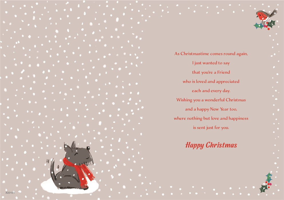 ICG 'For A Good Friend At Christmas' Christmas Card