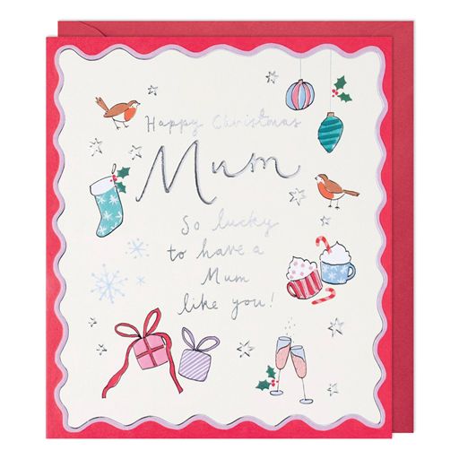 Paperlink 'Happy Christmas Mum' Christmas Card