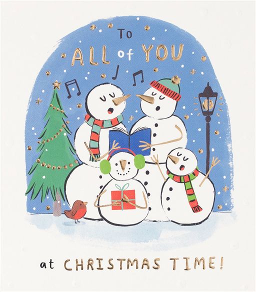 Paperlink 'To All Of You' Christmas Card