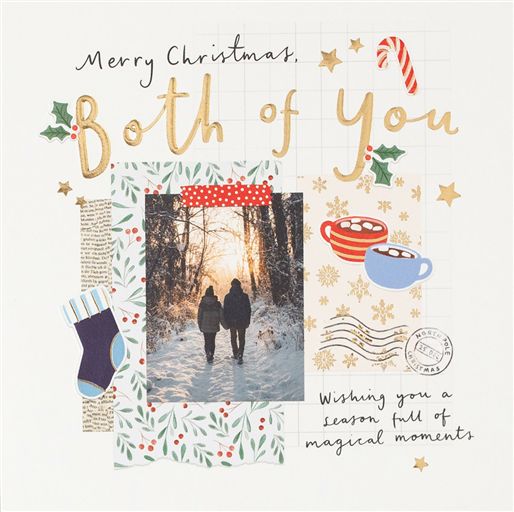 Paperlink 'Both Of You' Christmas Card