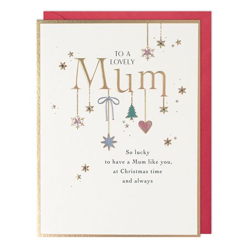 Paperlink 'To A Lovely Mum' Christmas Card