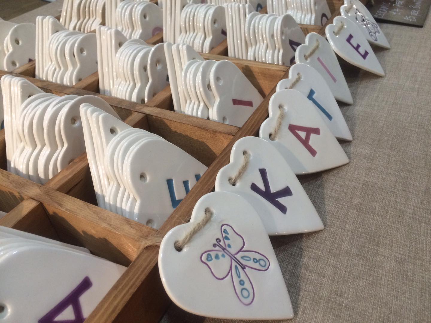 Ceramic Letter Bunting Available in Store!