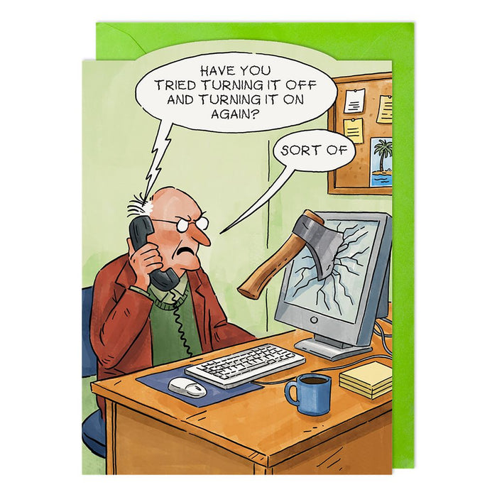 Paperlink 'Off and On' Open Card