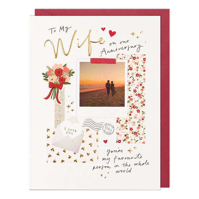 Paperlink 'To My Wife On Our Anniversary' Anniversary Card