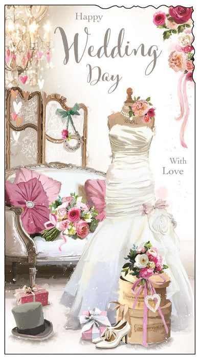 Jonny Javelin 'Happy Wedding Day' Wedding Card