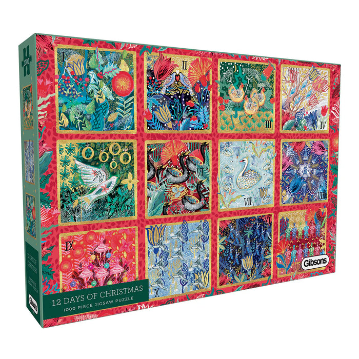 Gibsons 12 Days of Christmas 1000 Piece Jigsaw Puzzle