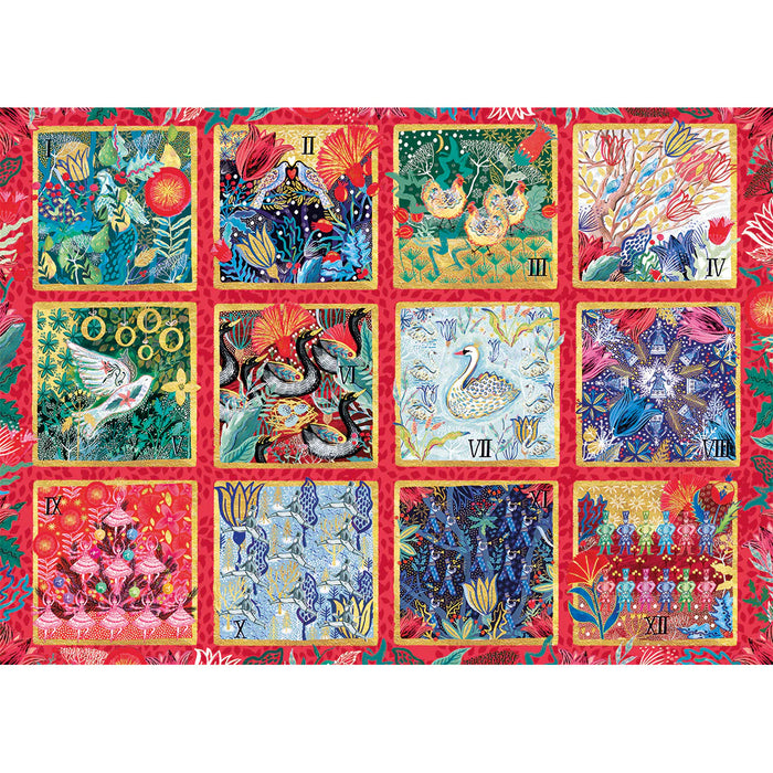 Gibsons 12 Days of Christmas 1000 Piece Jigsaw Puzzle