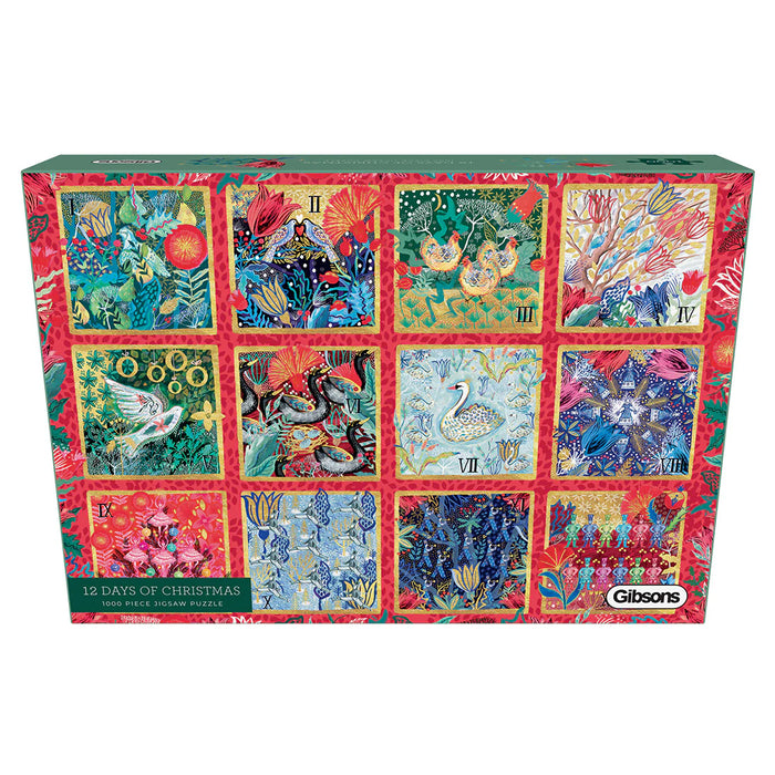 Gibsons 12 Days of Christmas 1000 Piece Jigsaw Puzzle