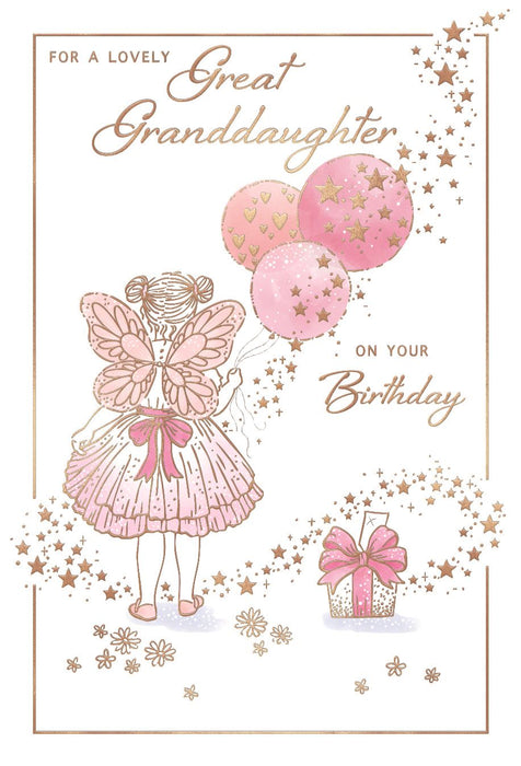 ICG 'For A Lovely Great Granddaughter' Birthday Card