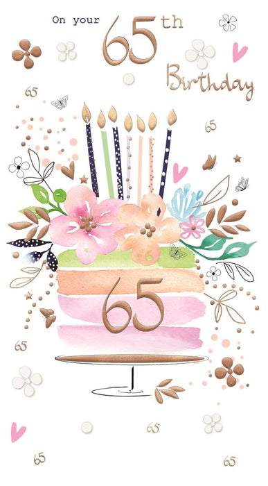 ICG 'On Your 65th Birthday' Birthday Card
