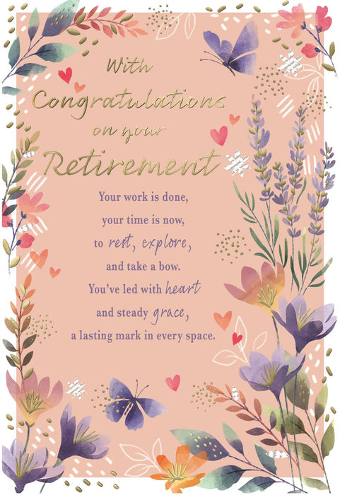 ICG 'With Congratulations On Your Retirement' Retirement Card
