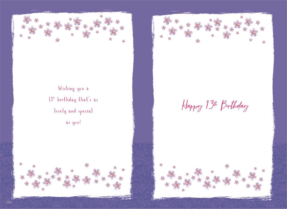 ICG To A Wonderful Niece On Your 13th Birthday Card