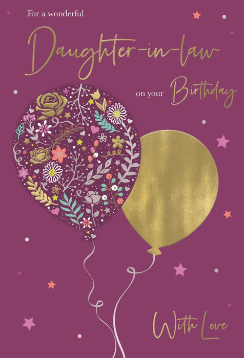 ICG 'For A Wonderful Daughter-In-Law On Your Birthday' Card