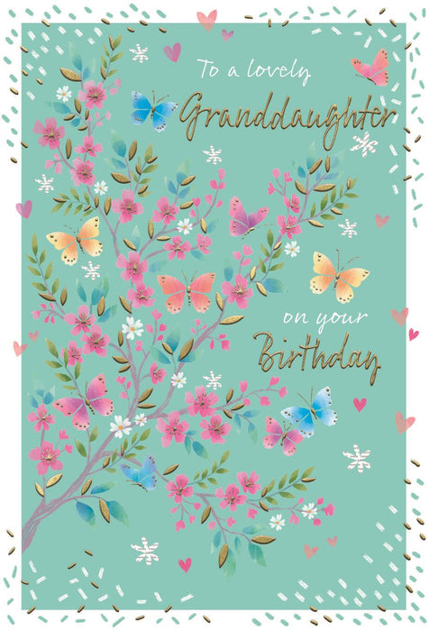 ICG 'To A Lovely Granddaughter' Birthday Card