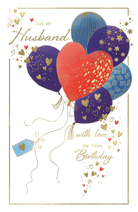 ICG 'For My Husband' Birthday Card