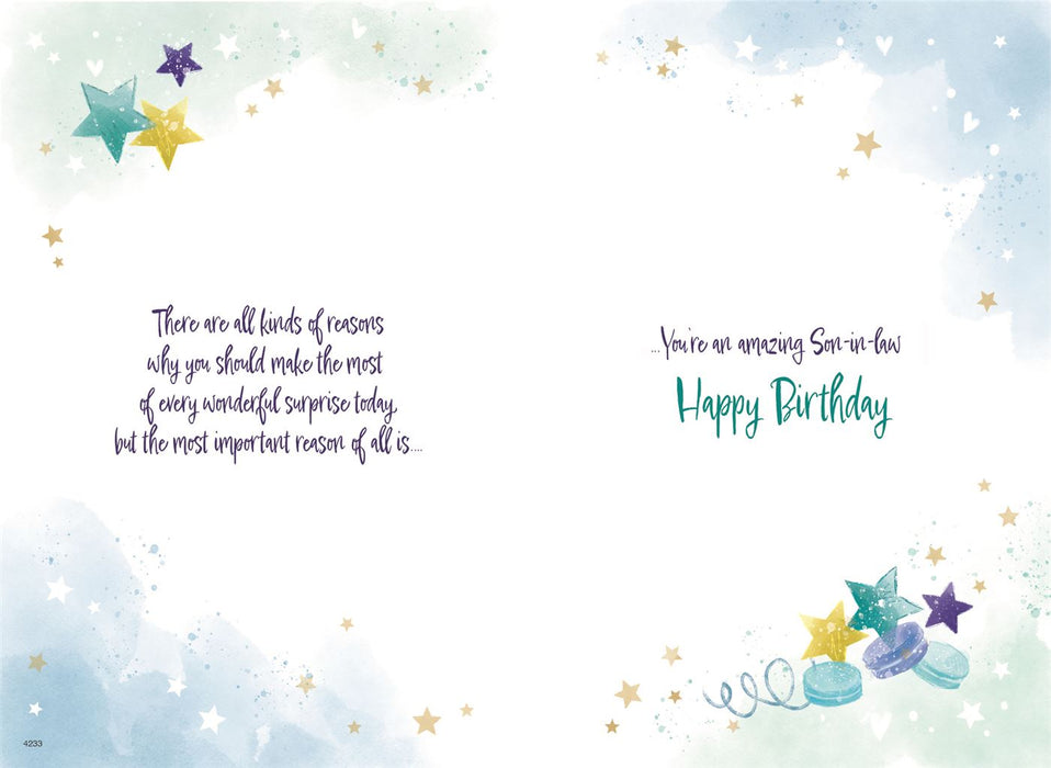ICG 'For You Son-In-Law' Birthday Card
