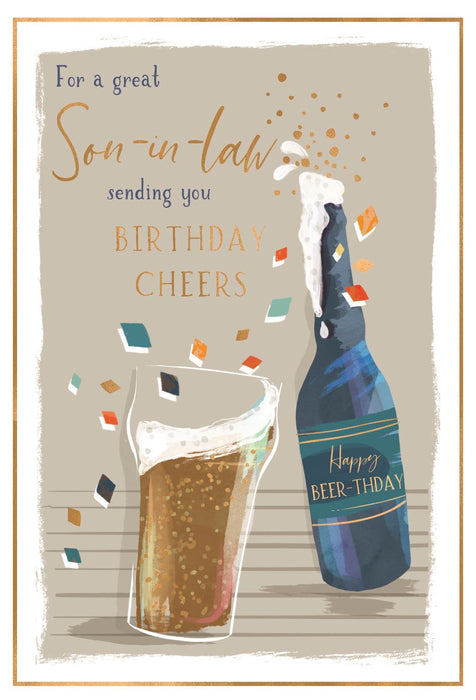 ICG 'For A Great Son-In-Law' Birthday Card