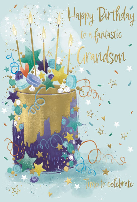 ICG 'Happy Birthday To A Fantastic Grandson' Birthday Card