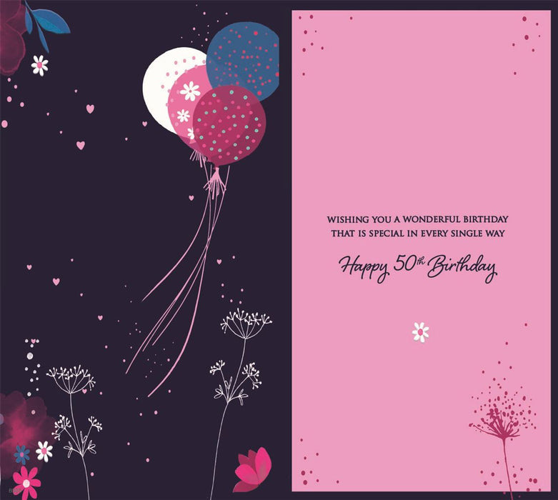 ICG  'Happy Birthday 50 Today' Birthday Card