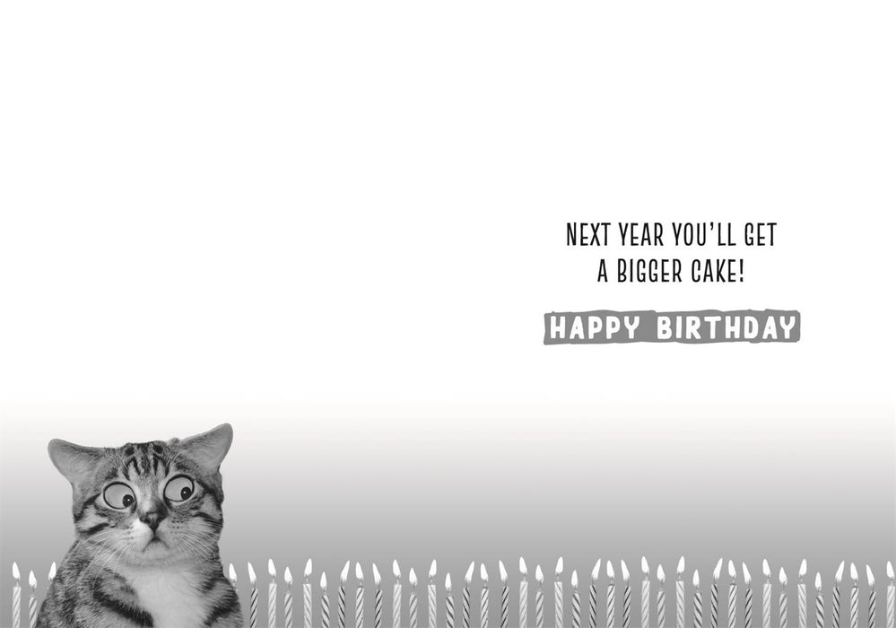 ICG 'You Know Your Older When The Candles Don't Fit The Cake' Birthday Card