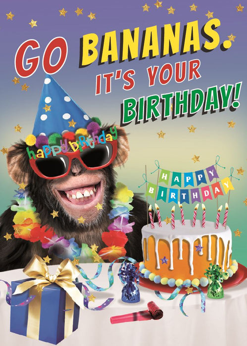 ICG 'Go Bananas It's Your Birthday' Birthday Card