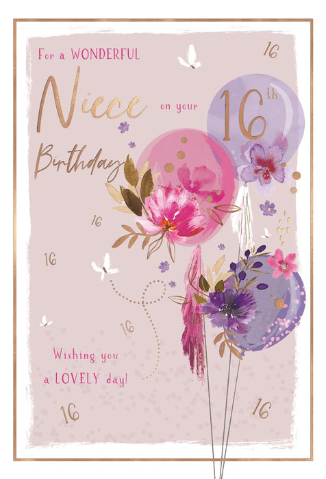 ICG To A Wonderful Niece On Your 16th Birthday Card