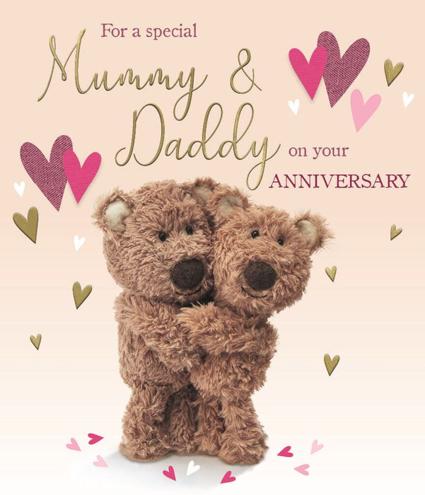 ICG Happy Anniversary Mummy & Daddy Card