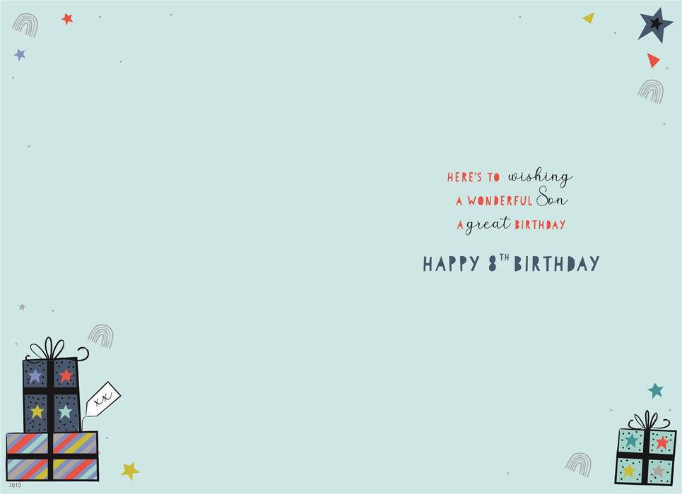 ICG 'For A Special Son 8 Today' Birthday Card