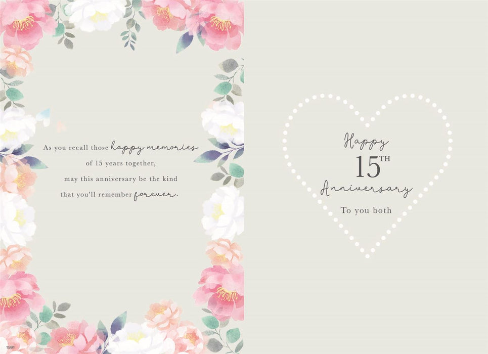 ICG 'Happy 18th Crystal Anniversary' Anniversary Card