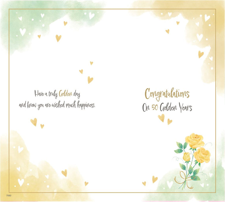 ICG 'Congratulations On Your Golden Anniversary 50' Anniversary Card