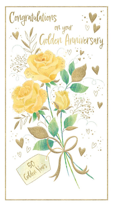 ICG 'Congratulations On Your Golden Anniversary 50' Anniversary Card