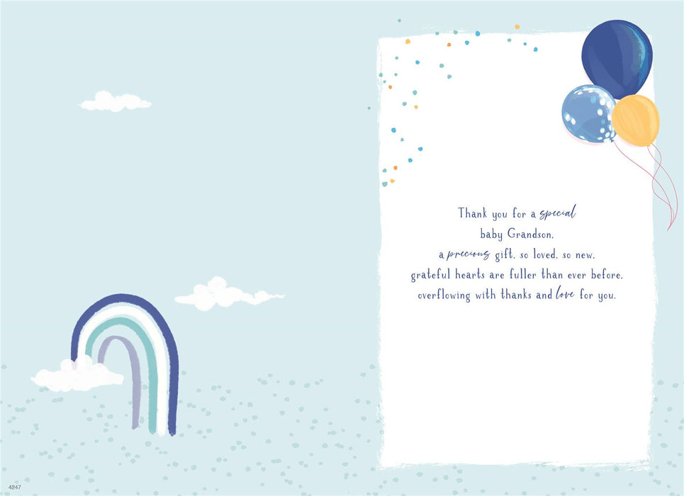 ICG 'Grandson Born In 2026' New Baby Card