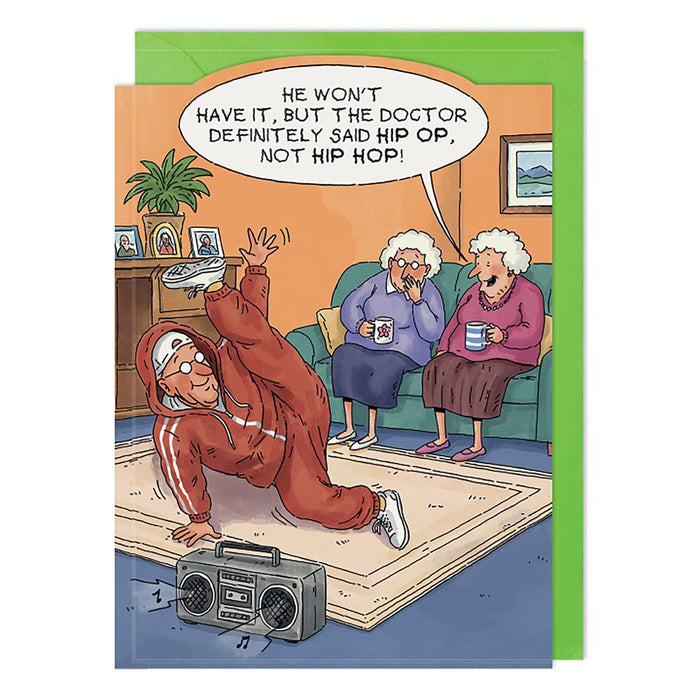 Paperlink 'Hip Hop' Open Humour Card