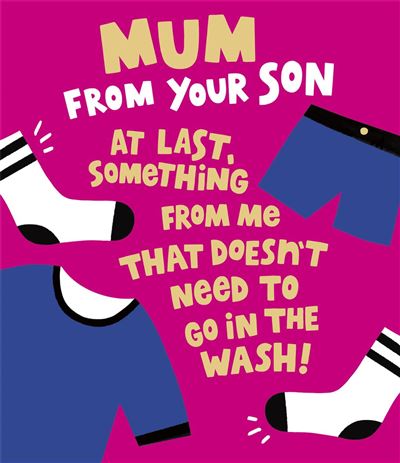 UKG 'Mum From Your Son' Mother's Day Card