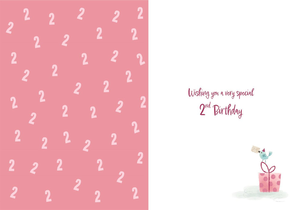 ICG  'Happy Birthday 2 Two Today' Birthday Card