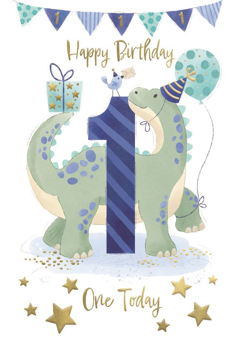ICG  'Happy Birthday 1 One Today' Birthday Card